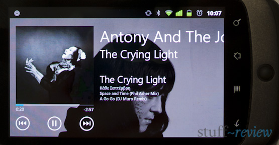 Zune Windows 7 styled music for Android | Stuff-Review